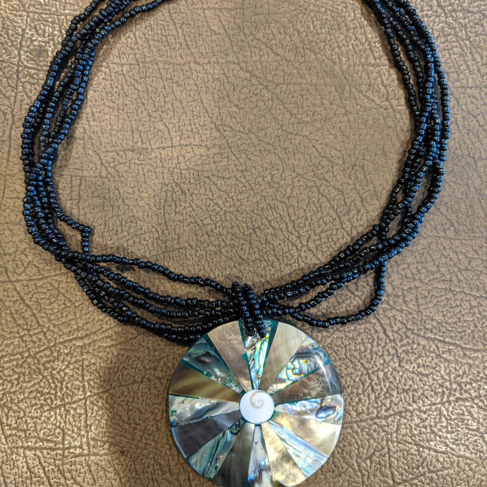 Mother of Pearl beaded Necklace